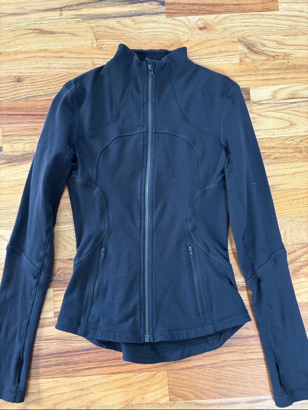 lululemon athletica Black Slim-Fit Zip Utility Jacket